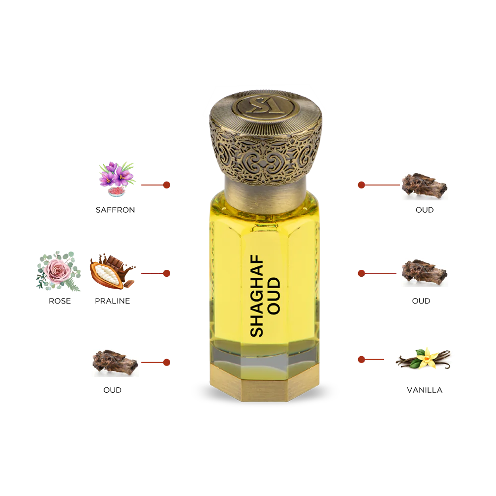 SWISS ARABIAN SHAGHAF OUD CONCENTRATED PERFUME OIL 12ML