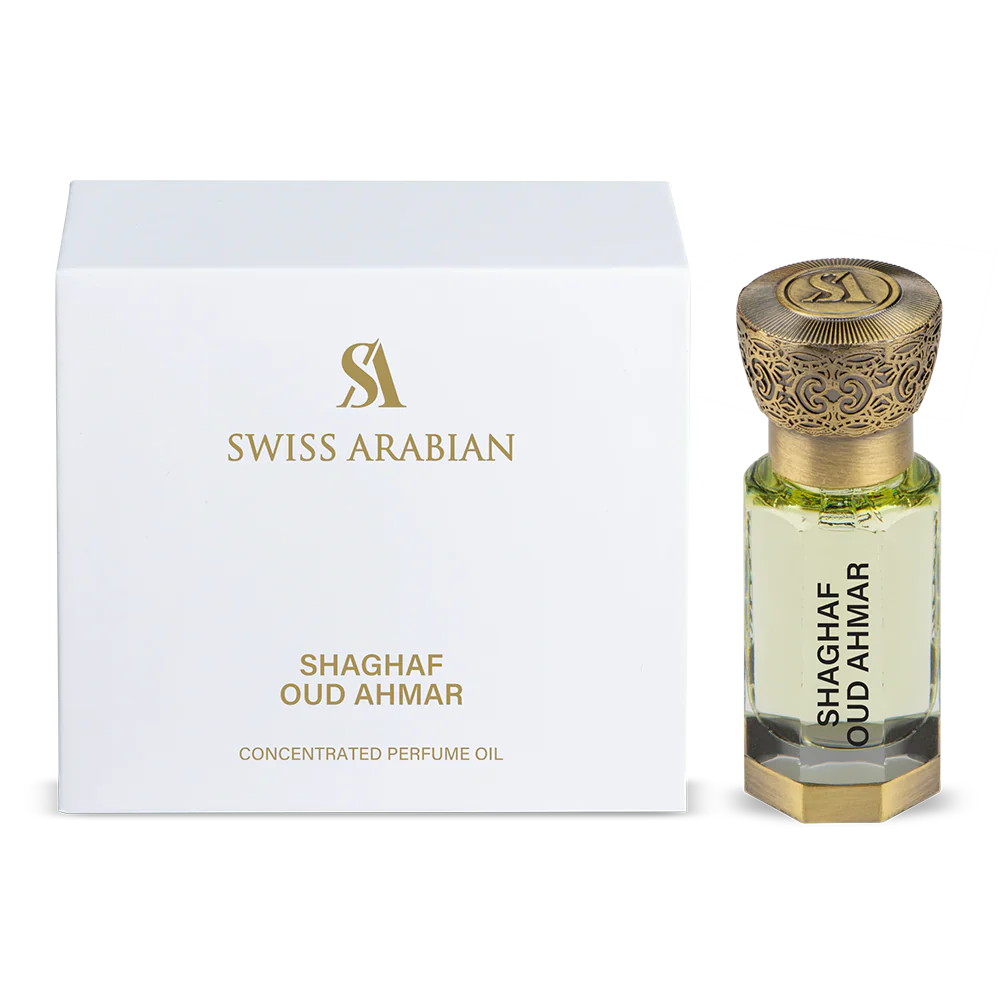 SWISS ARABIAN SHAGHAF OUD AHMAR CONCENTRATED PERFUME OIL 12ML