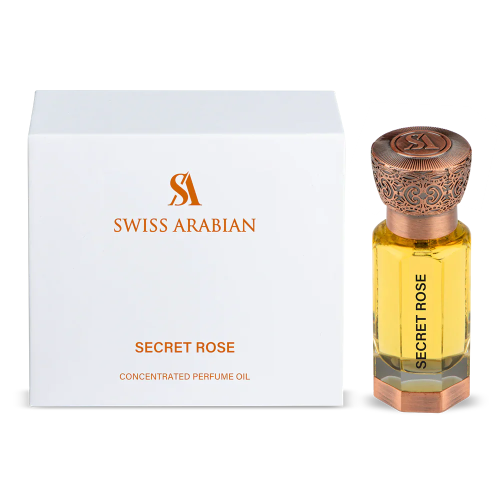 SWISS ARABIAN SECRET ROSE CONCENTRATED PERFUME OIL 12ML