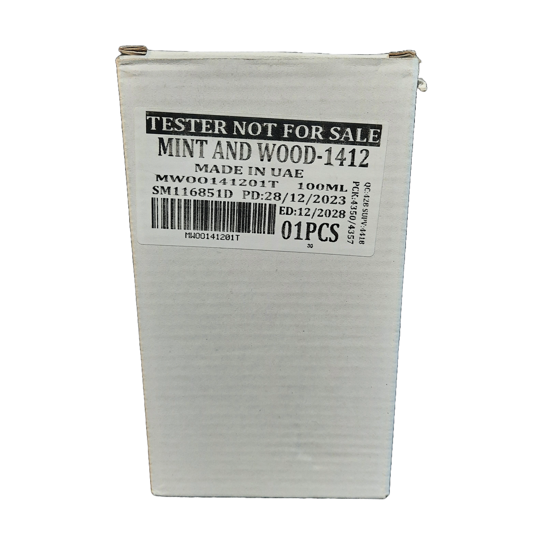MINT AND WOOD 100ML - TEST VERPAKKING