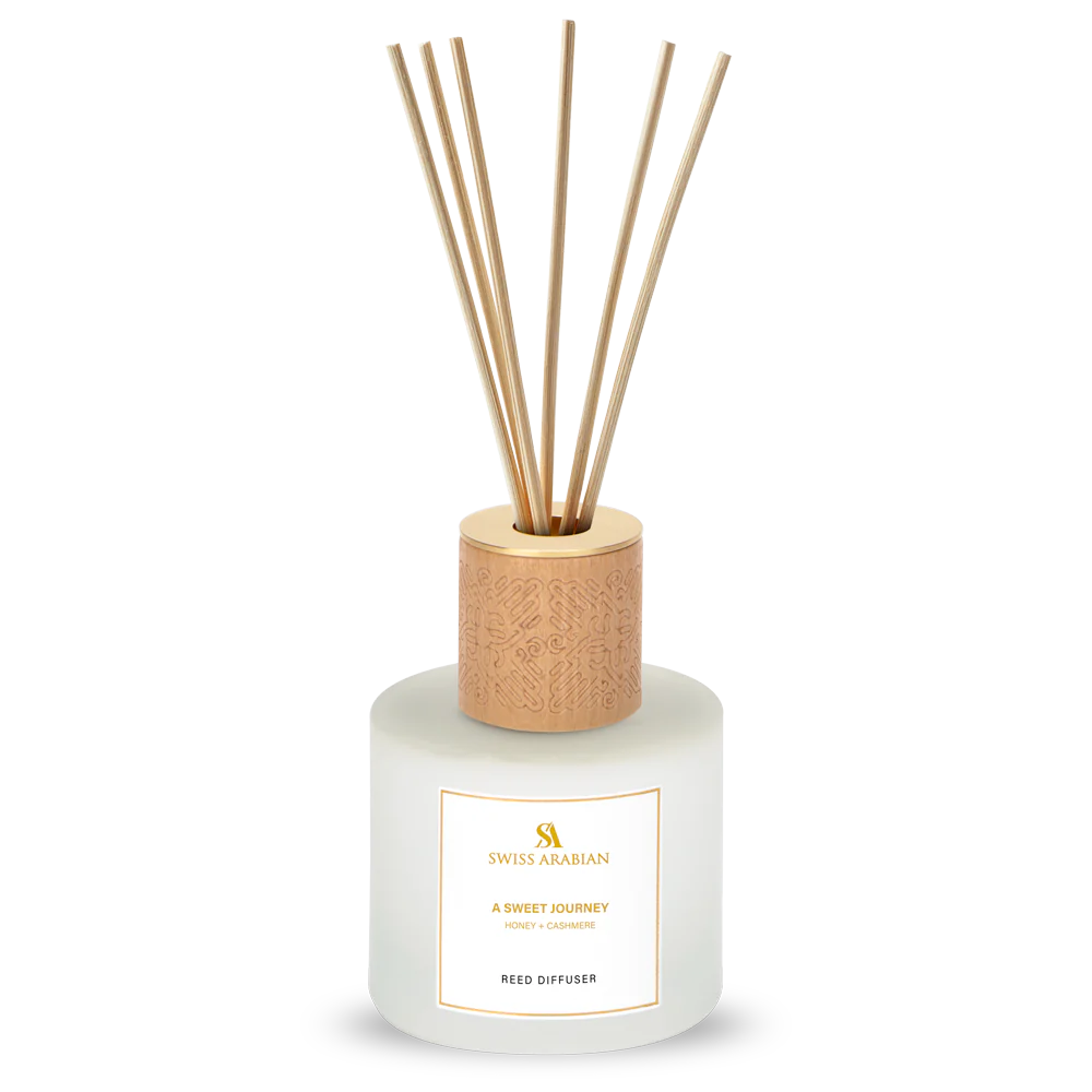 SWISS ARABIAN A SWEET JOURNEY HONEY + CASHMERE - REED DIFFUSER - 200ML