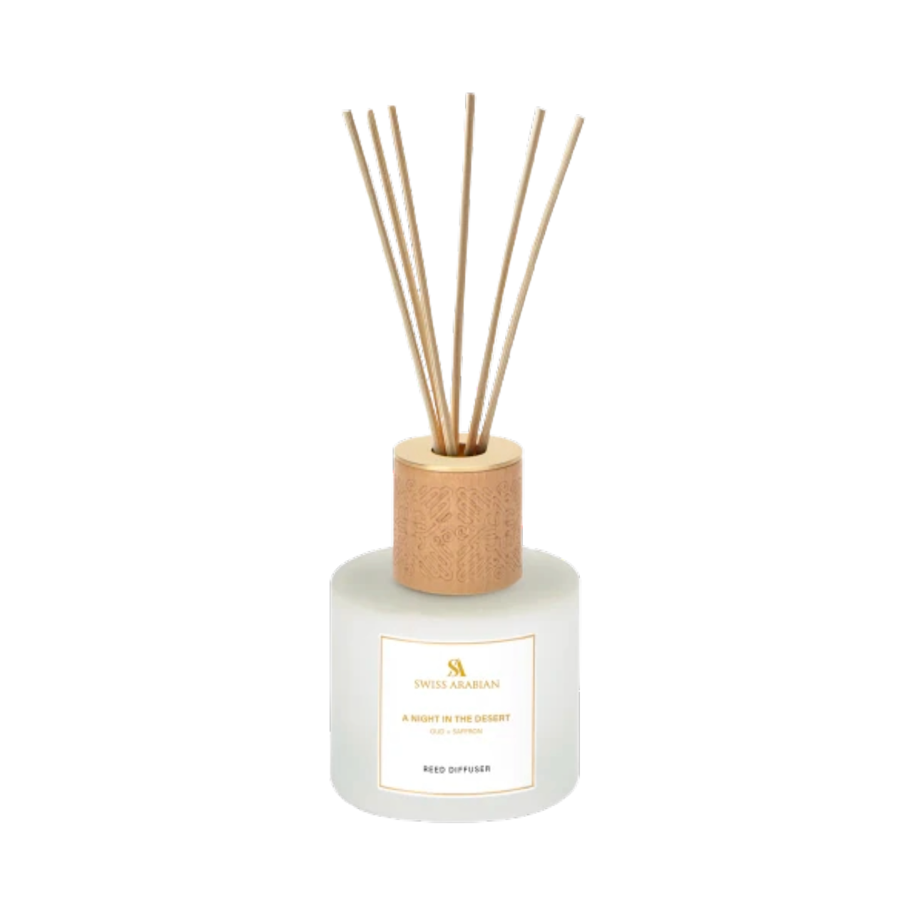 SWISS ARABIAN A NIGHT IN THE DESERT OUD + SAFFRON - REED DIFFUSER - 200ML