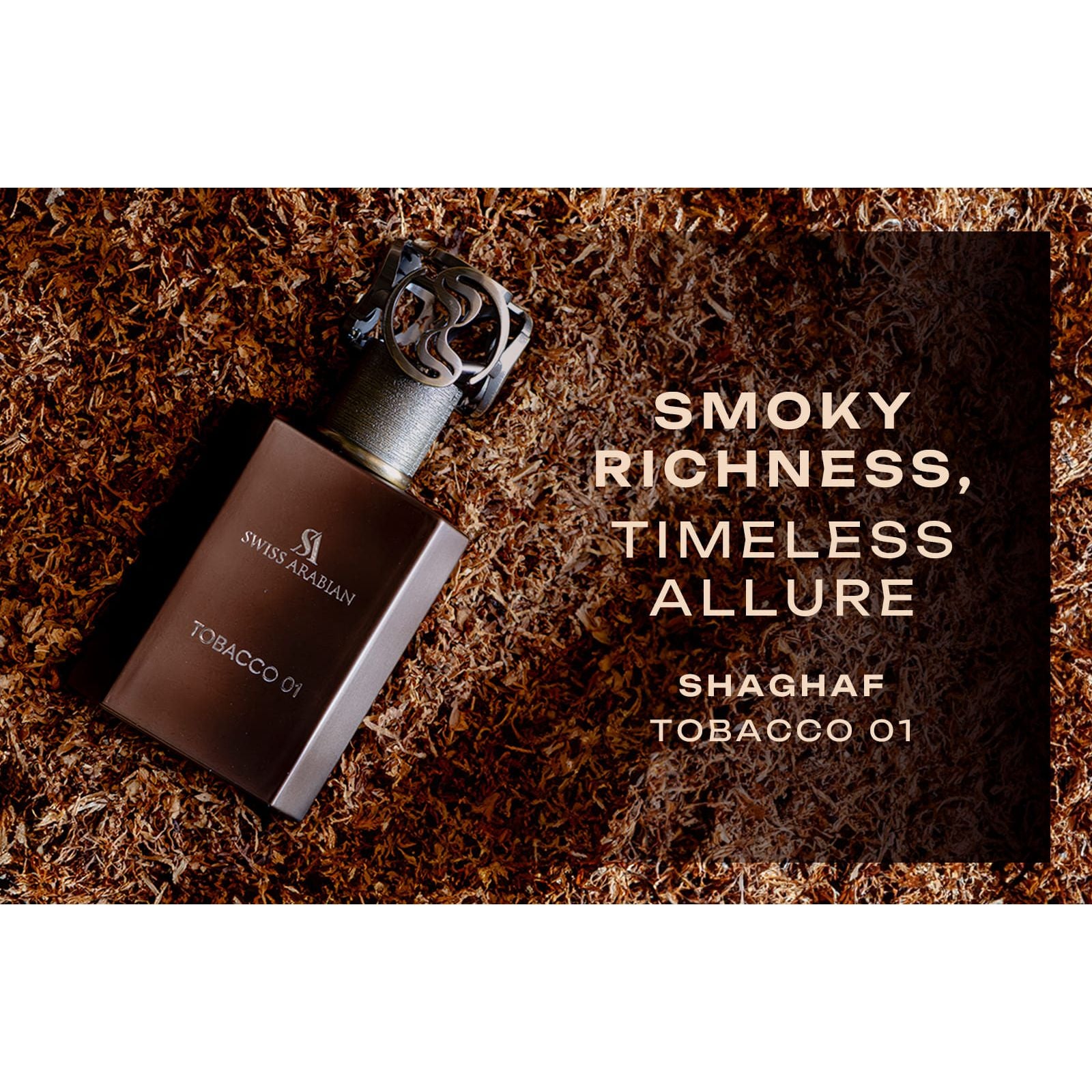 SWISS ARABIAN TOBACCO 01  EXTRAIT DE PERFUME - 50ML TEST PACKAGING