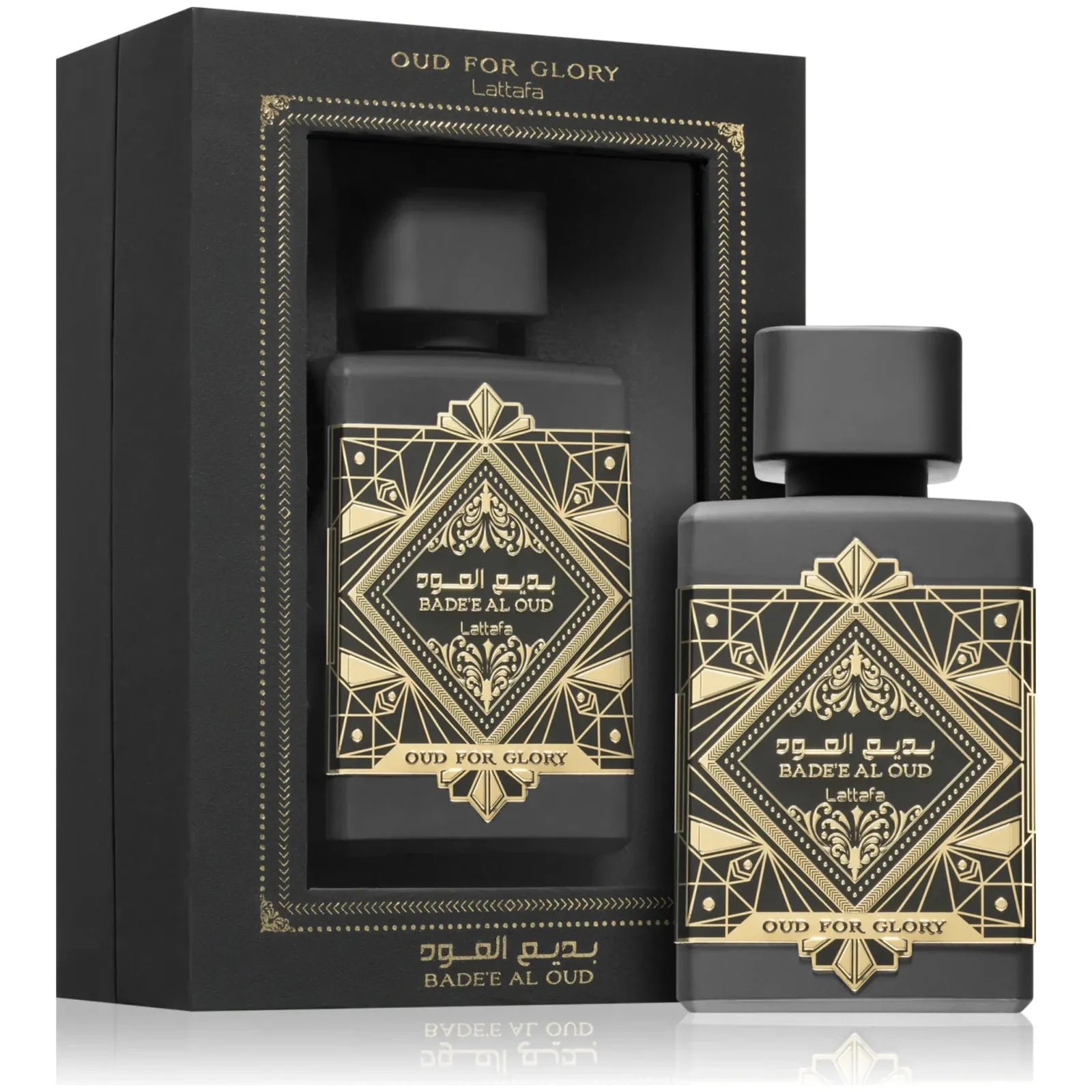 LATTAFA BADEE AL OUD 100ML ( BLACK ) OUD FOR GLORY