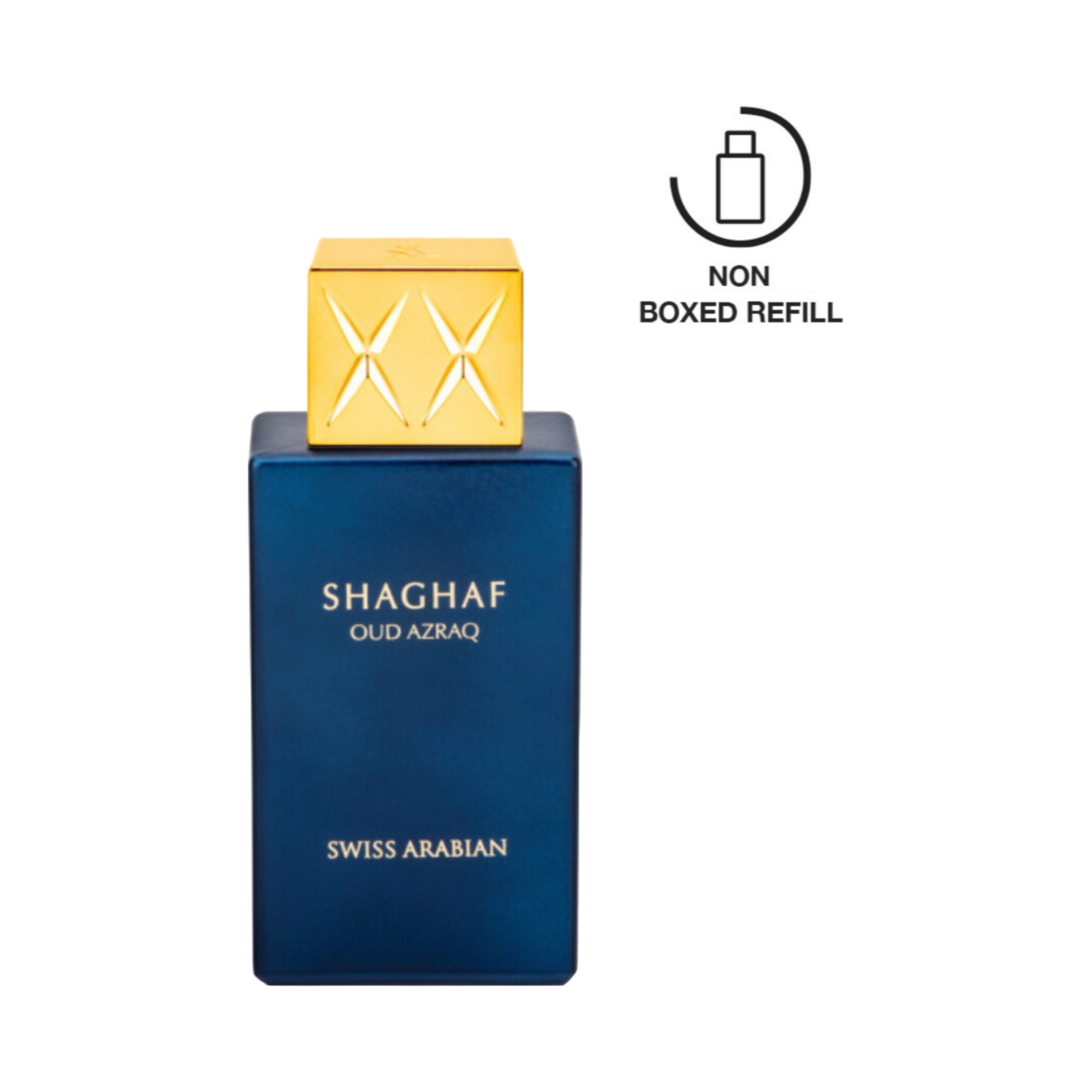 SHAGHAF OUD AZRAQ 75ML - TESTVERPAKKING