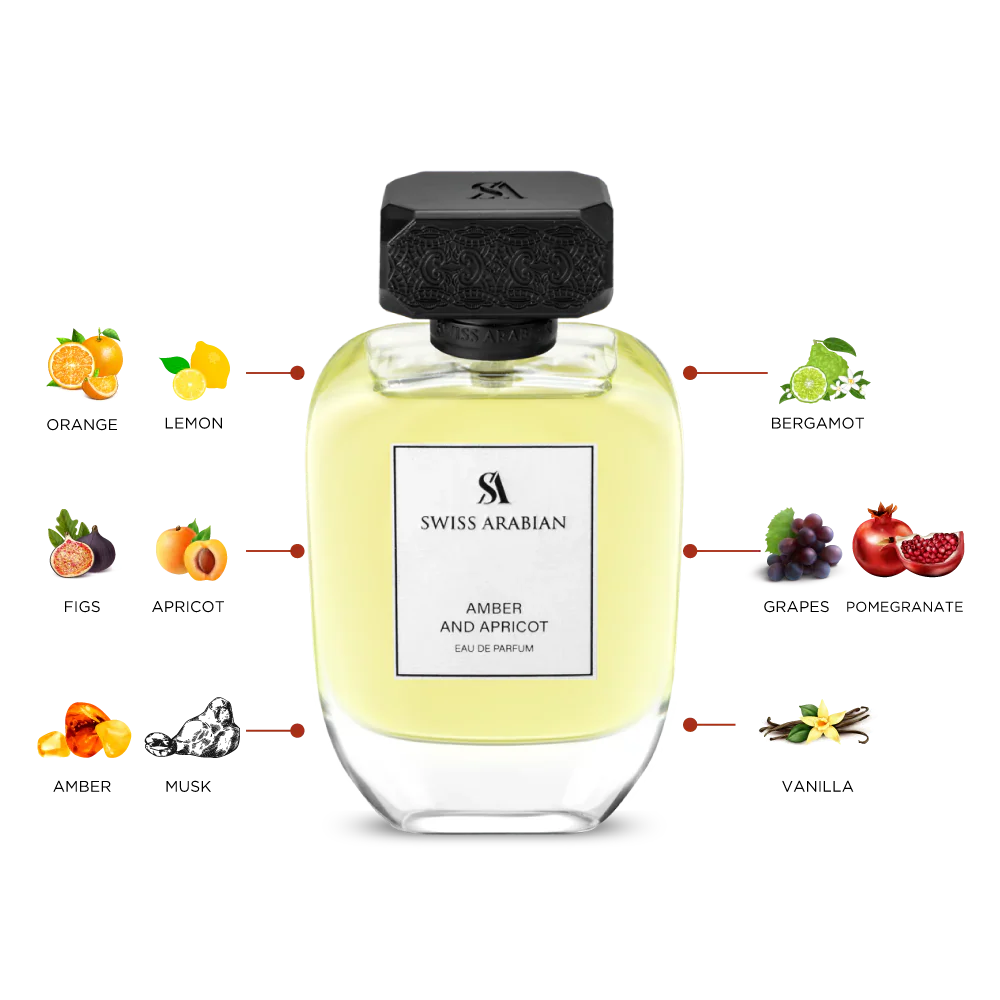 SWISS ARABIAN AMBER AND APRICOT 100ML - WOMEN