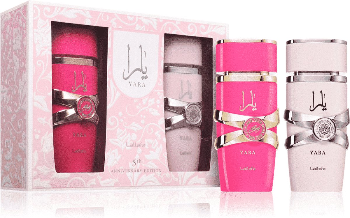 LATTAFA GIFT SET YARA 5TH ANNIVERSARY