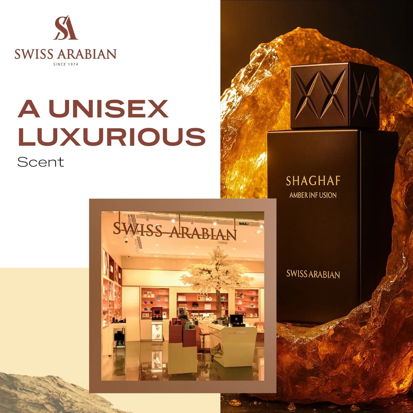 SWISS ARABIAN SHAGHAF AMBER INFUSION - Extrait De Parfum 75ml
