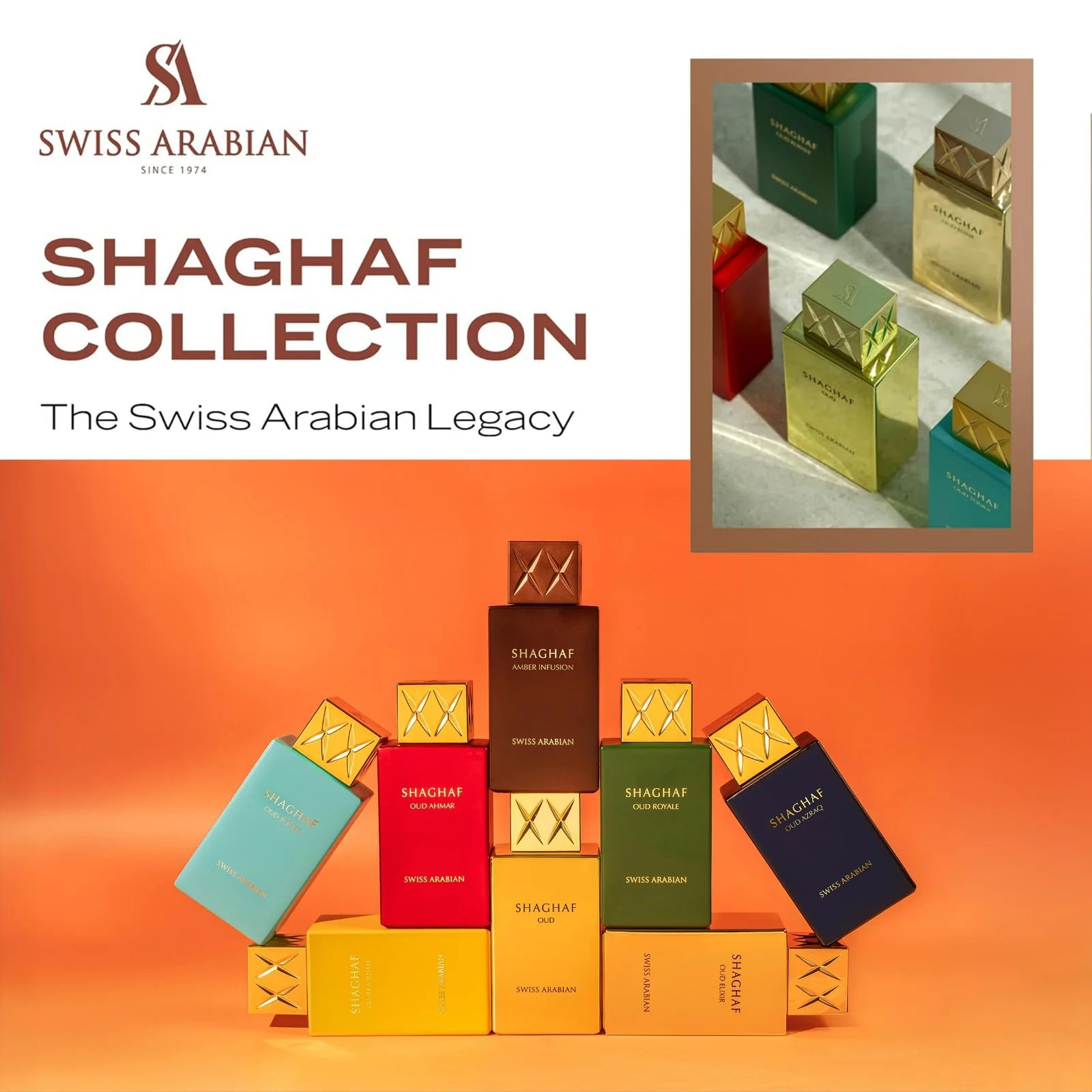 SWISS ARABIAN SHAGHAF AMBER INFUSION - Extrait De Parfum 75ml