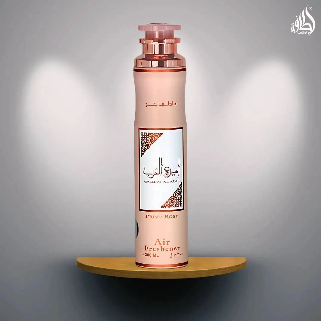 LATTAFA AMEERAT AL ARAB PRIVE ROSE AIR FRESHENER 300ML 3-PACK
