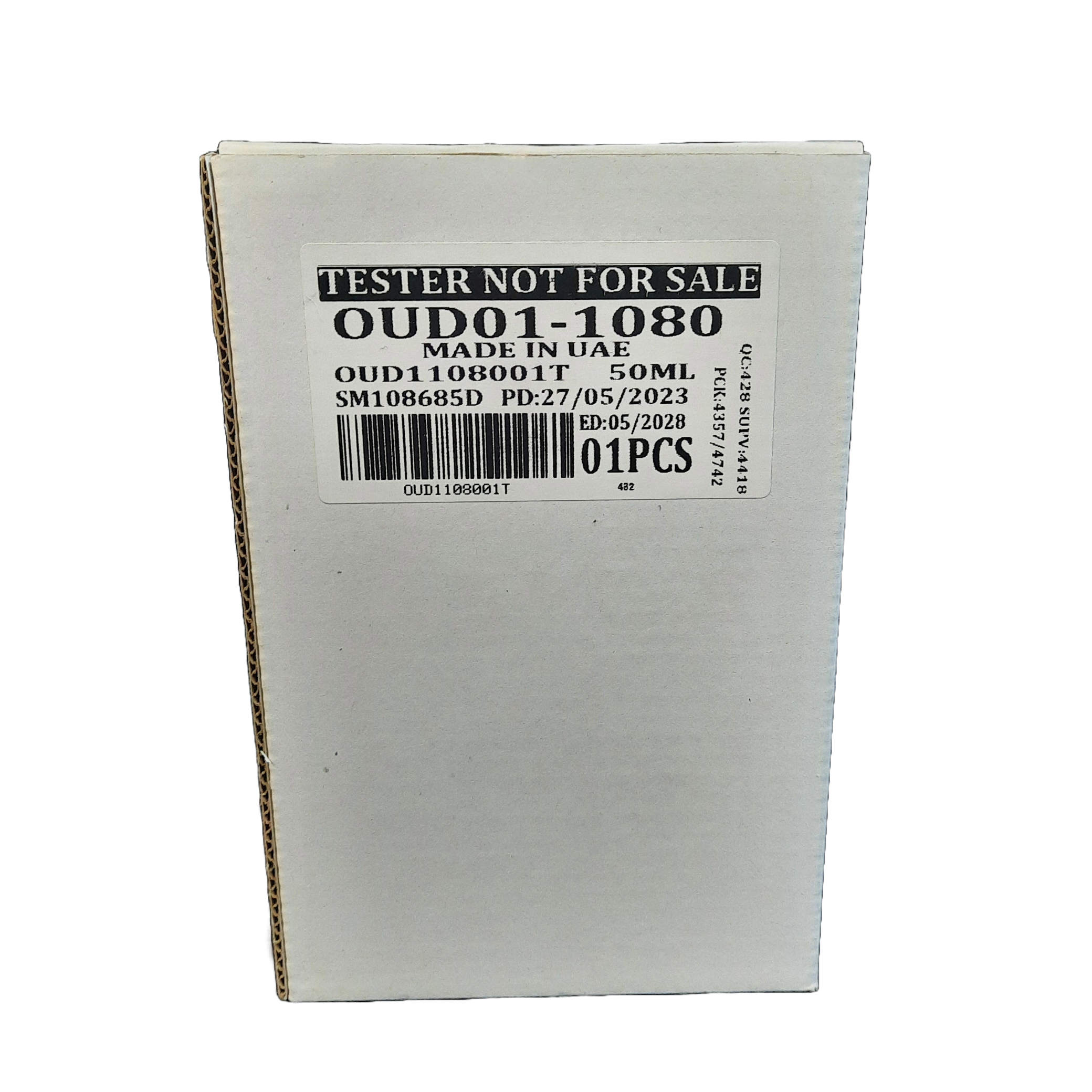 OUD 01 - 50ML - TEST VERPAKKING