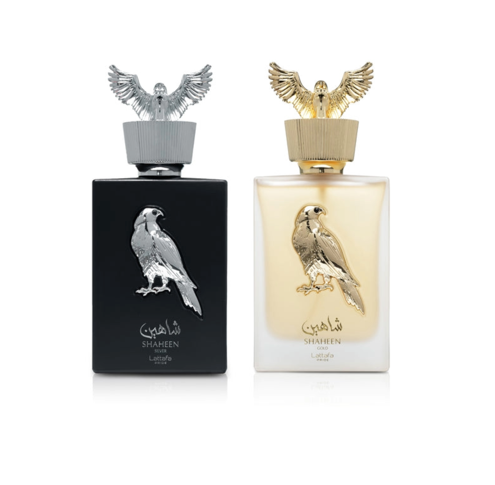LATTAFA SHAHEEN SILBER + GOLD 100ML DUOPACK 