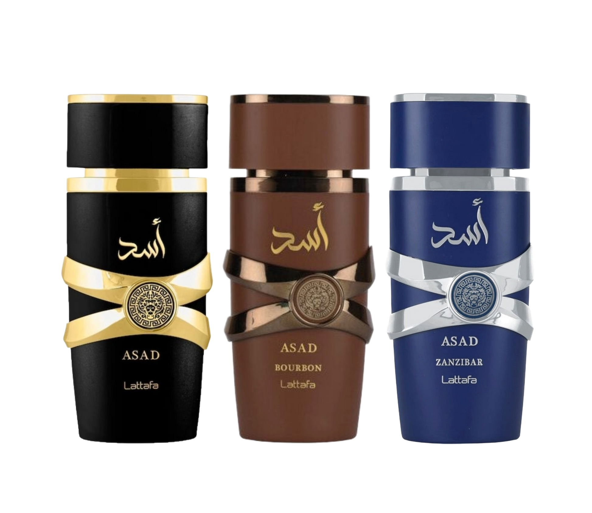 LATTAFA ASAD + BOURBON + ZANZIBAR TRIPLEPACK